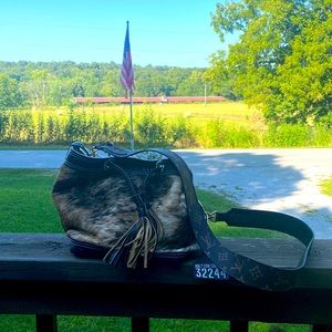 Holy Cow Contour Purse, womens western, authentic cowhide bag